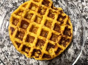 Una foto de Waffles de Plátano Maduro