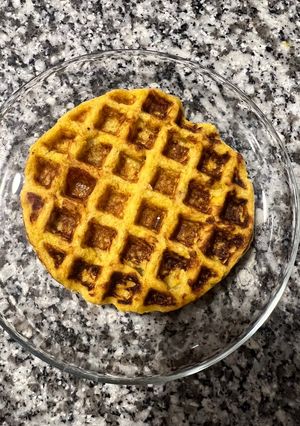 Una foto de Waffles de Plátano Maduro