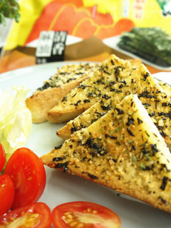 【元本山幸福廚房】香蒜海苔厚片吐司 的食譜成品照片