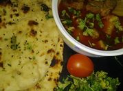 A picture of naan bread with baking powder