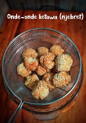 Foto resep Onde-onde ketawa (njebret)