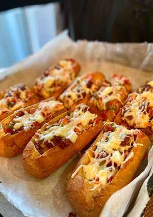 Une photo de Pizza baguette