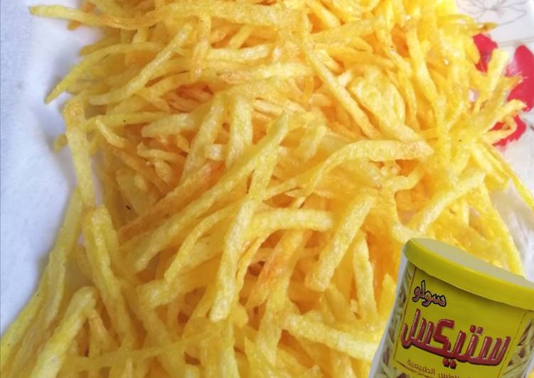 عيدان البطاطس المقرمشه بالفلفل والليمون 🍟🌶️