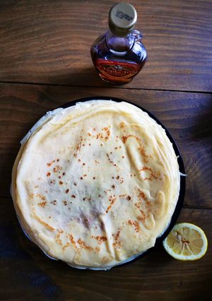 Une photo de Recette de Crêpes express