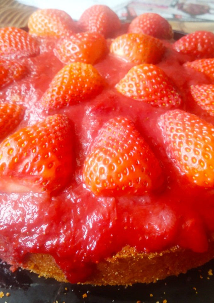 Una foto de Bizcocho de fresa