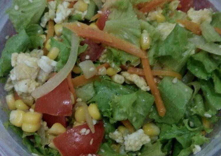 Bagaimana Membuat No dressing Salad Super Enak