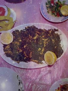 صورة لوصفة ملوخية بالدجاج ع طريقتي😋