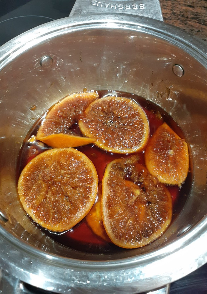 Una foto de Naranjas confitadas