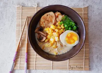 Resep Terbaik Creamy Tori Miso Ramen Ala Warteg