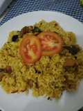 Nasi goreng pucet lauk kemaren