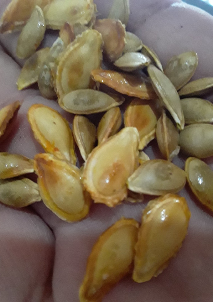 Una foto de Semillas de zapallo tostadas