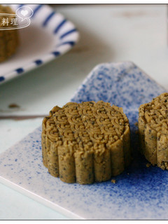 低糖黑芝麻綠豆糕 的食譜成品照片