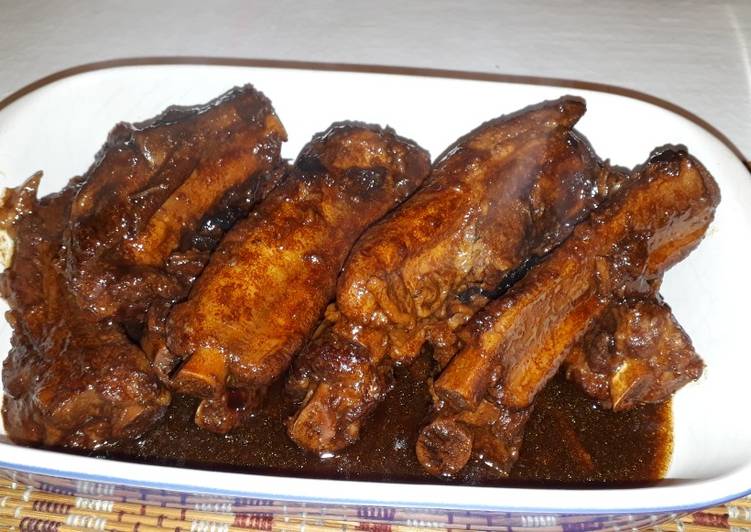 Costelinha com missô e cerveja preta - Tudogosreceitas
