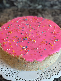 Una foto de Cheesecake de colores
