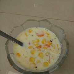 รูปของ Sup cream jagung simple