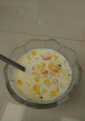Foto resep Sup cream jagung simple