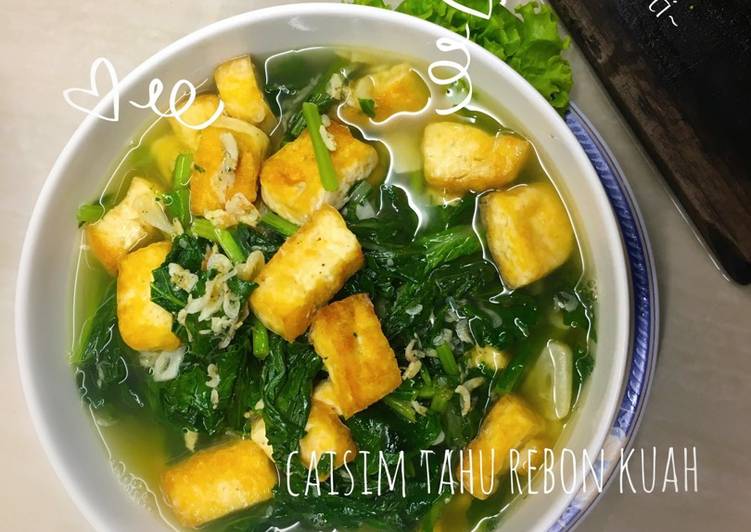 Caisim Tahu Rebon Kuah Segarr