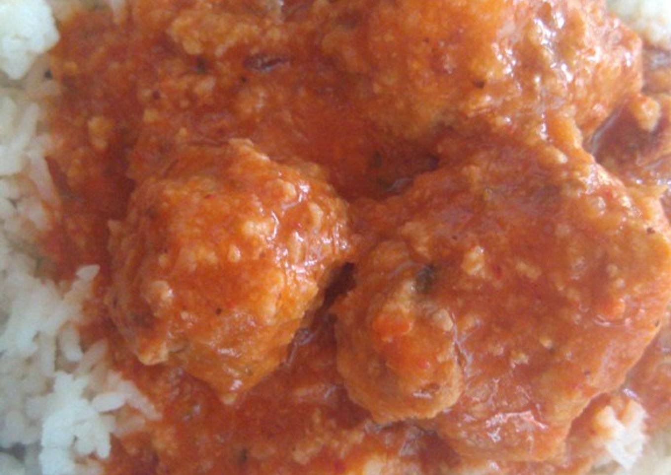 Albóndigas con arroz