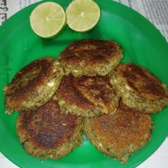 A picture of Hare chane ke kabab.