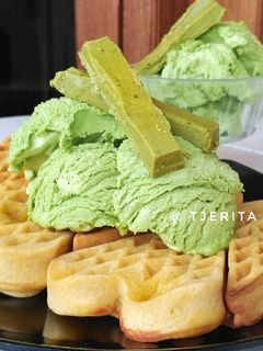 Foto resep Green Tea Ice Cream
