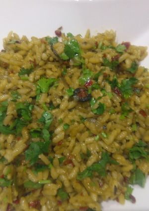 A picture of Mediterranean Risotto rice.