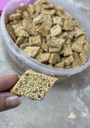صورة لوصفة قشّاط السمسم 😋