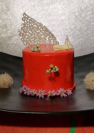 Una foto de Mousse de chocolate