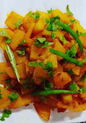 आलू फ्राई रेसिपी मुख्य फोटो
