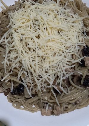 Foto resep Spaghetti Ayam Jamur