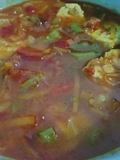 Foto resep Sayur tempe kuah pedas