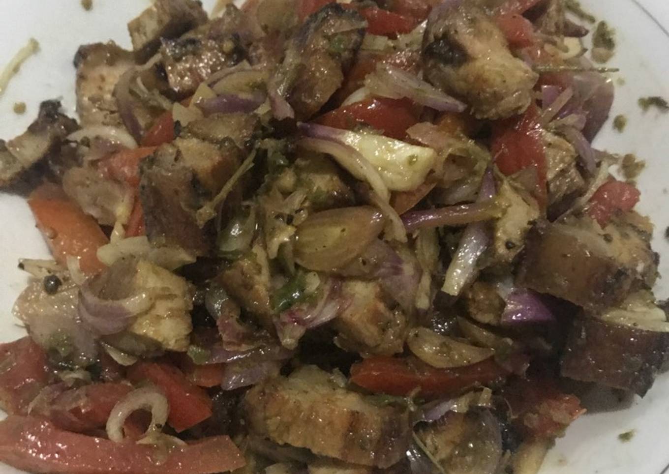 Babi Panggang Bawang Tomat