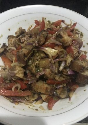 Foto resep Babi Panggang Bawang Tomat