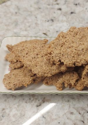 Una foto de Galletas integrales con Sésamo y Copos de Avena