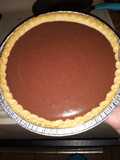 Quick 3 ingredient chocolate pie