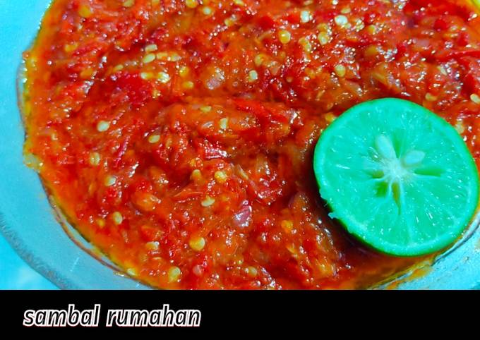Cara membuat Sambal rumahan Cara membuat Sambal rumahan