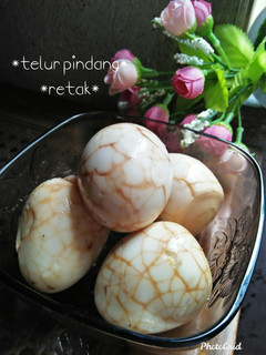 Foto resep *telur pindang retak*
