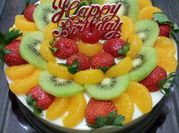 Gambar puding topping buah