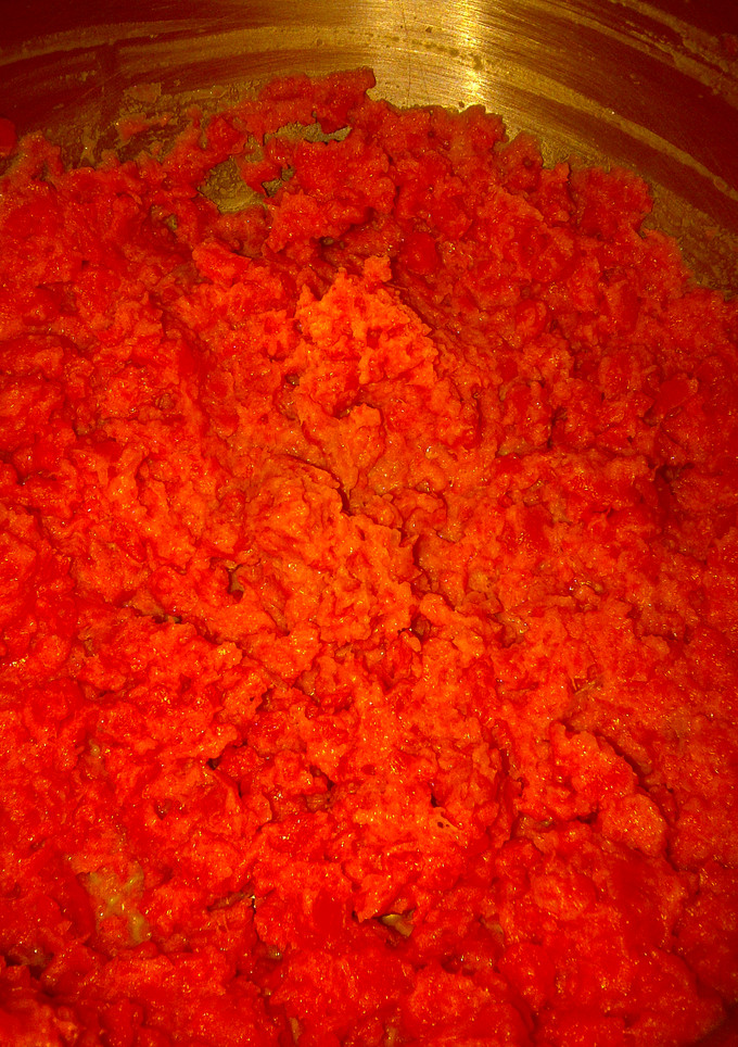 A picture of Mashed carrots.