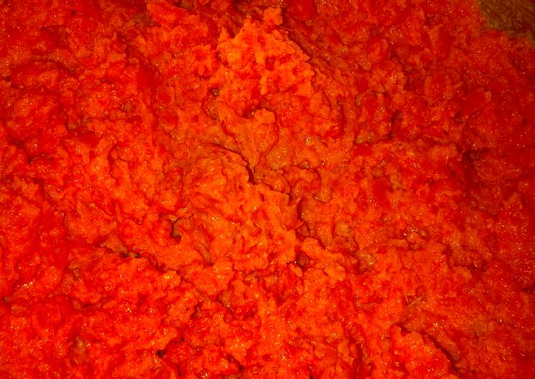 Recipe: Tasty Mashed carrots