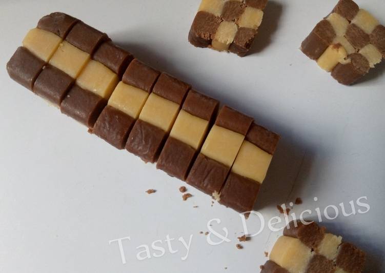 Recipe of Super Quick Homemade Checkerboard cookies