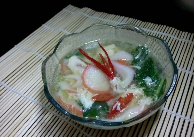 Crabstick soup