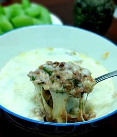 thịt bò bằm phô mai