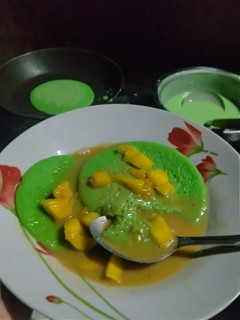 Foto resep Serabi Pandan Kinca Nangka