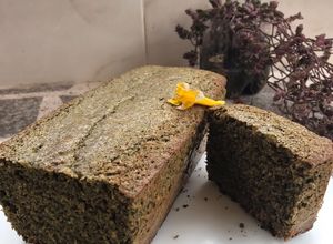 Una foto de Budín de yerba mate
