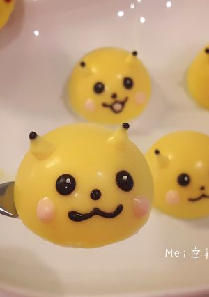【檸檬巧克力乳酪】皮卡丘，維尼，蛋黃哥 的食譜成品照片
