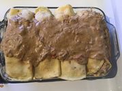 A picture of chicken breast breakfast