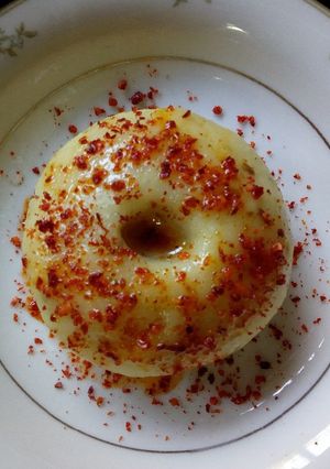 A picture of Khichi(riceflourUgali)#snackrecipecontest.