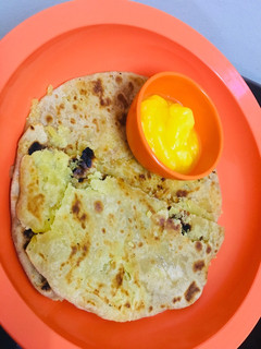 A picture of Puran Poli or Gari Rotli.