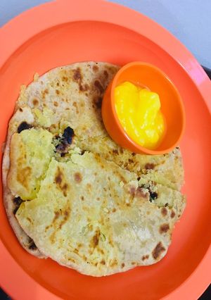 A picture of Puran Poli or Gari Rotli.