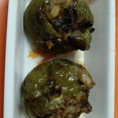 A picture of Stuffed capsicum.